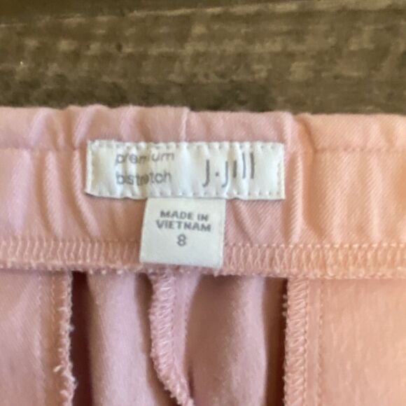 J Jill Pink Pull on Pants Size 8 Premium bistretch‎ Full Length - Picture 6 of 13